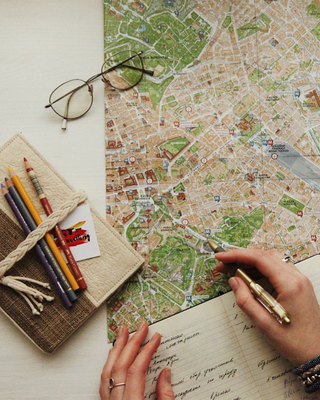 Mapa de zonas de servicio en Cuenca, Toledo y Madrid